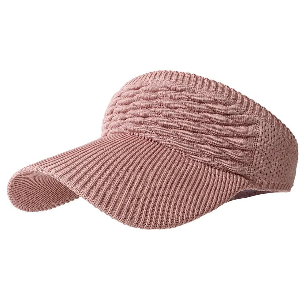 ☀️🧢 Skydelis su skylute aukštai uodegai – apsauga nuo UV spindulių, kvėpuojantis, skirtas lauko veiklai ir kasdieniam naudojimui-LT