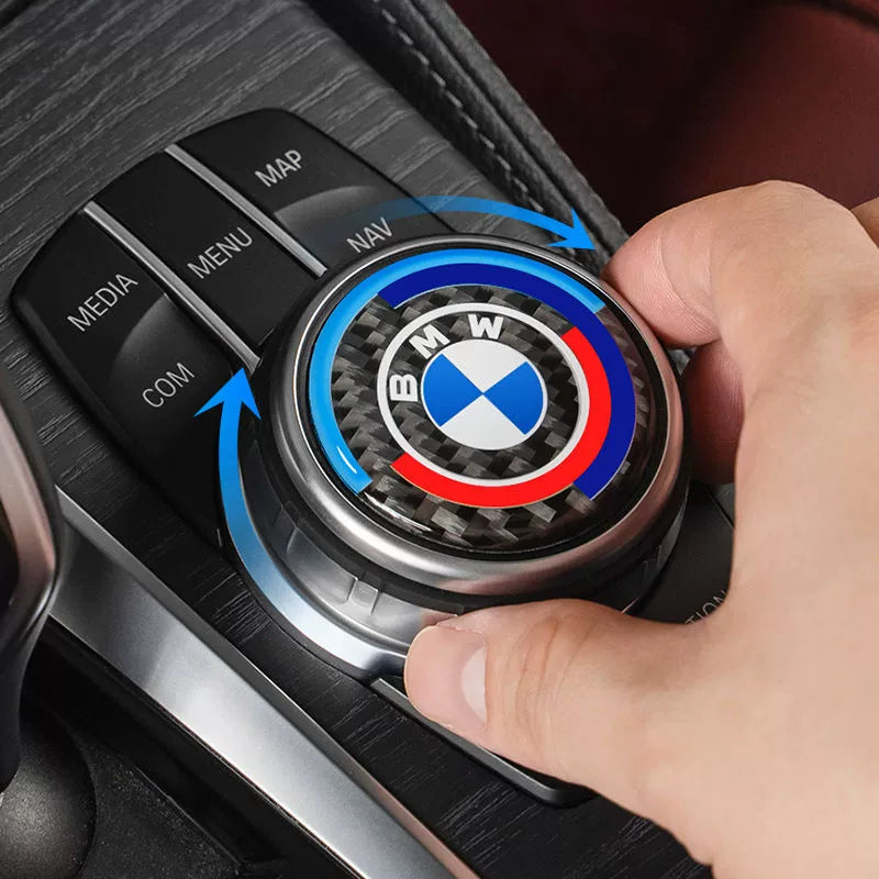 Naklejka dekoracyjna na gałkę multimedialną BMW-LT