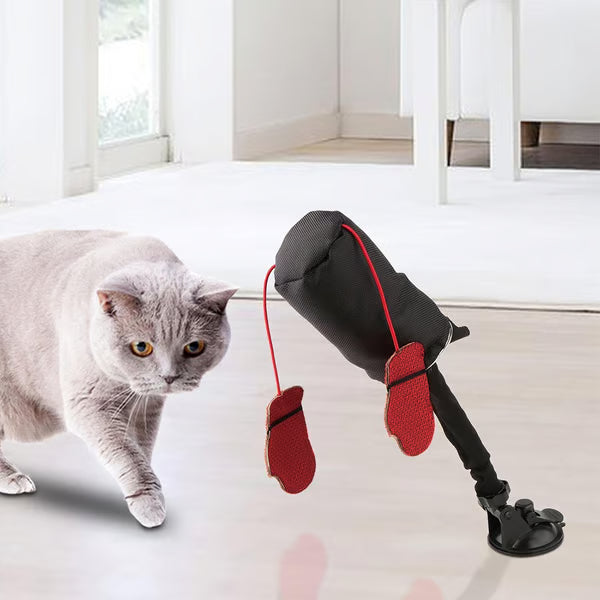 Juguete interactivo para gatos con forma de tren - ES