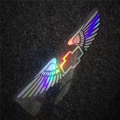3D angelo sparnų lazerinis automobilio lipdukas ✧4 vnt.✧-LT