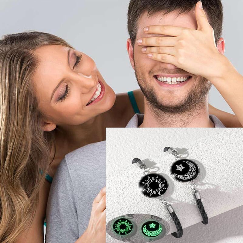 Sol y Luna – Una Sola Alma. 💞 Pulseras para Parejas que Conectan a Pesar de la Distancia.-ES