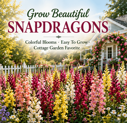 Sjemenke Royal Garden Snapdragon – izbor vrtlara za visoke, šarene cvjetove rezanog cvijeća 🌸-HR
