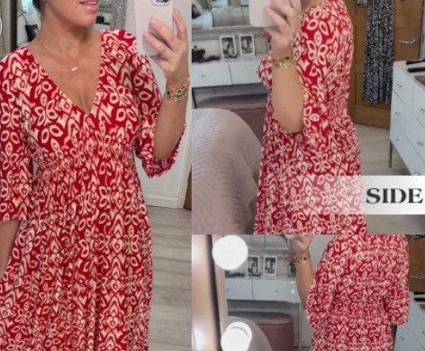 👗Mini suknelė su V formos iškirpte-LT