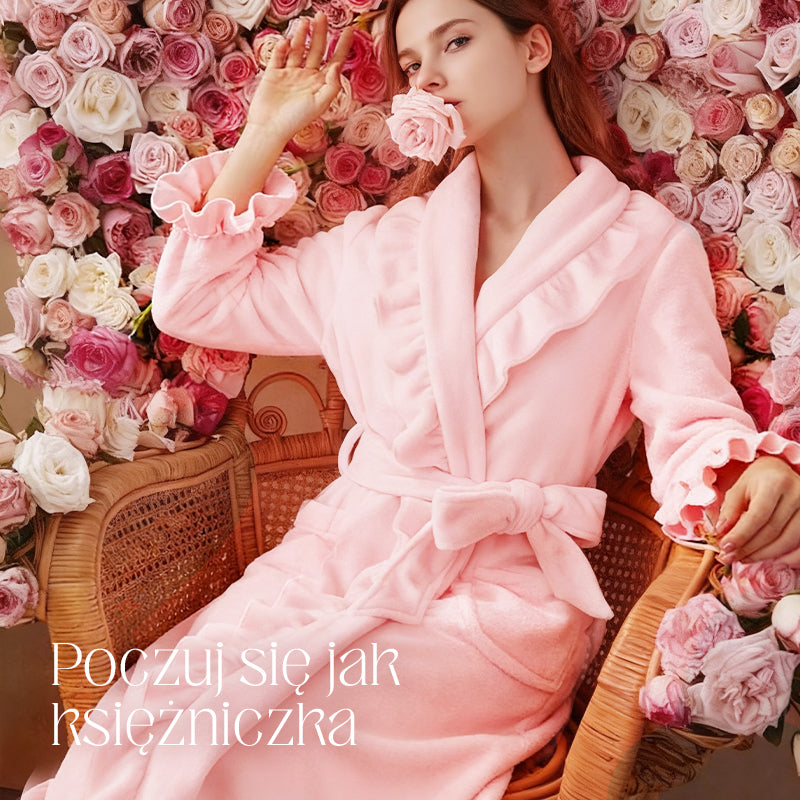 🧖 Minkštas ir purus chalatas - Odai draugiška medžiaga-LT