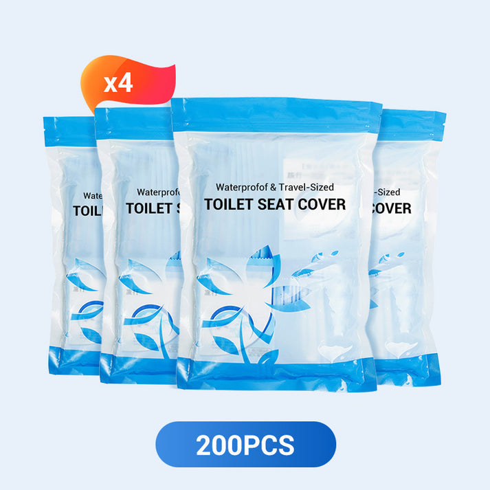 🛡️ ¡Por tu salud! 🌿 Protector de asiento de inodoro desechable y biodegradable de plástico 🥰-ES