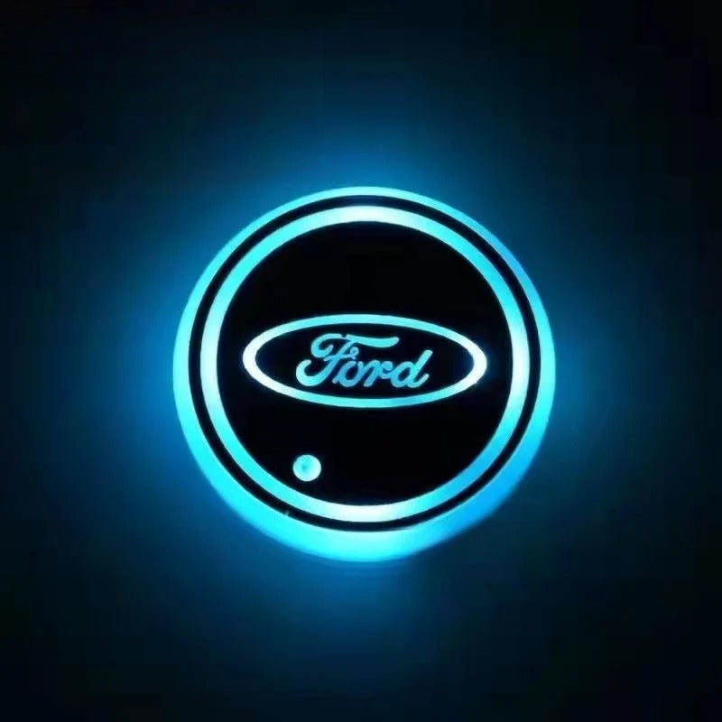 2 posavasos LED para coche-ES