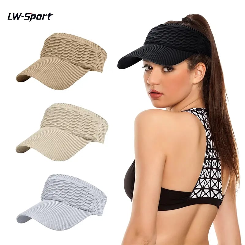 ☀️🧢 Skydelis su skylute aukštai uodegai – apsauga nuo UV spindulių, kvėpuojantis, skirtas lauko veiklai ir kasdieniam naudojimui-LT