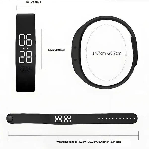 ⌚ ZDAJ 50 % POPUSTA! ❤️ Pametna zapestnica za zdravje – sledilnik telesne pripravljenosti, merilnik srčnega utripa in pedometer 🏃-SI