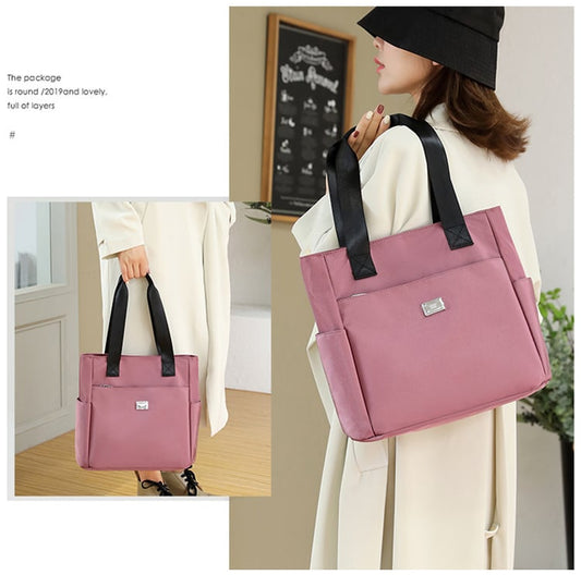 🔥Vandeniui atsparus nailono pečių krepšys su didele talpa ir keliomis kišenėmis👜-LT