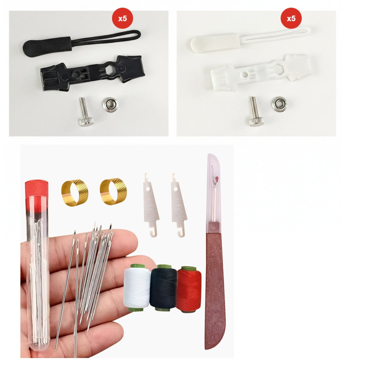 💥 Pirkite daugiau, gaukite daugiau nemokamai! 🔧 Universalus užtrauktukų taisymo rinkinys-LT