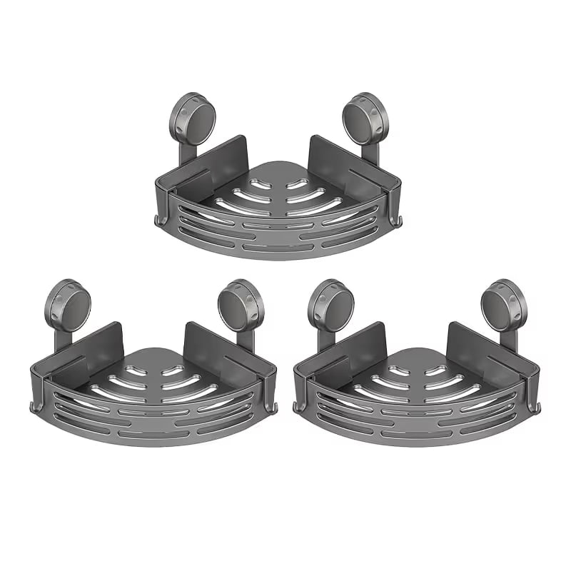 Trikampis dušo laikiklis su siurbtuku-LT