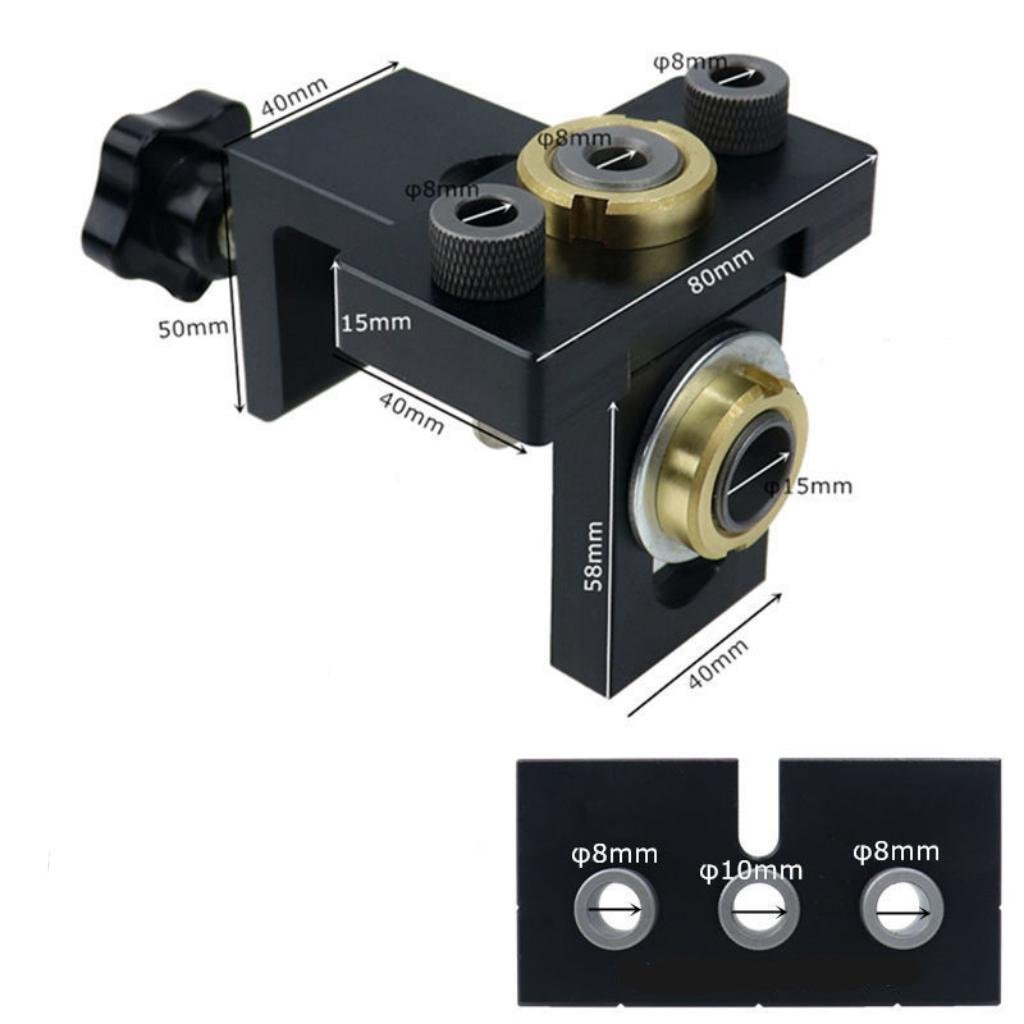 Εργαλεία διάτρησης εντοπισμού διάτρησης 3 σε 1 ρυθμιζόμενης ξυλουργικής-GR