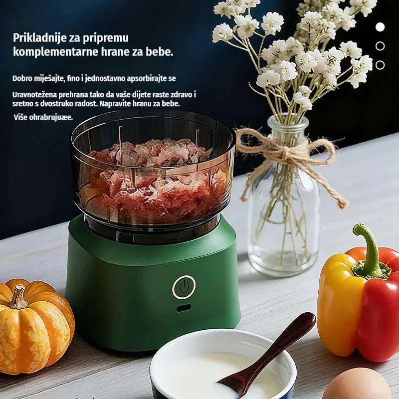 🔥 50% popusta! 🔥 🥩⚡ Električni mlin za meso velikog kapaciteta: Snažan, brz i jednostavan za korištenje | Idealan za kućne kuhinje i domaće obroke 🍔🌮-HR