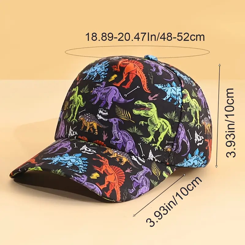 🦖Otroška baseball kapa z dinozavrom🧢-SI