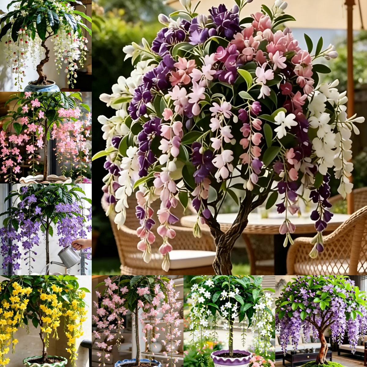 🌸【7 dienų dygimas】Paskutinę dieną taikoma nuolaida iki 50%💐Retų verkiančių jazminų svogūnėlių žiedai-LT