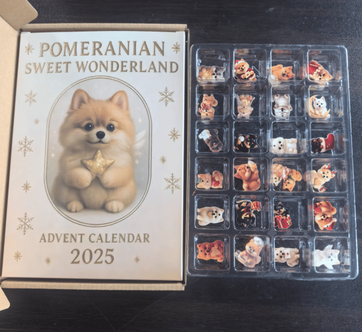 Calendario de Adviento Pomeranian Sweet Wonderland 2025-ES