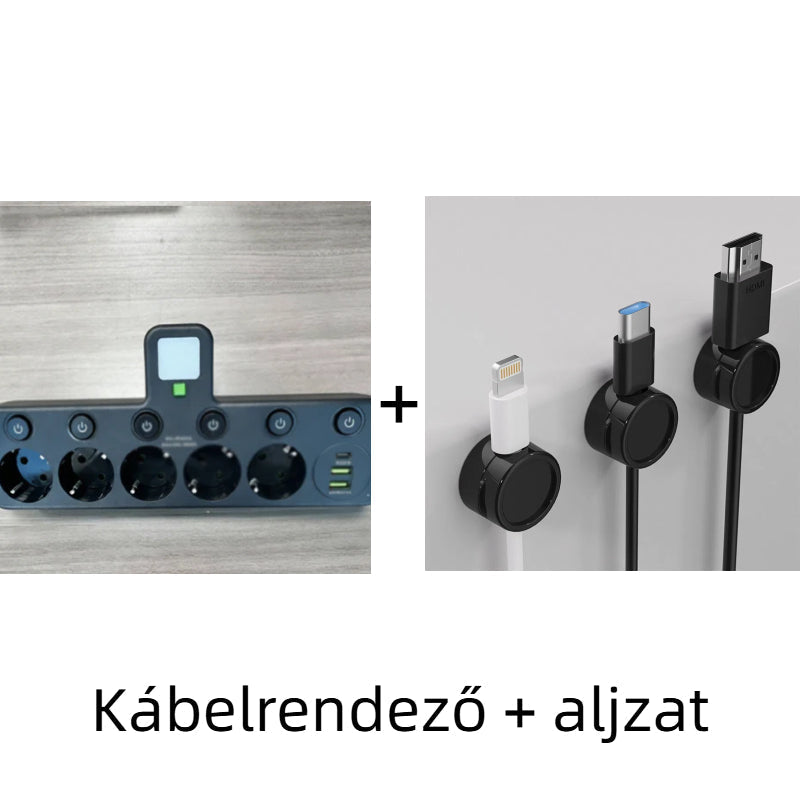 🔌⚡Išmanusis maitinimo laidas su USB prievadais (ES kištukas)-LT