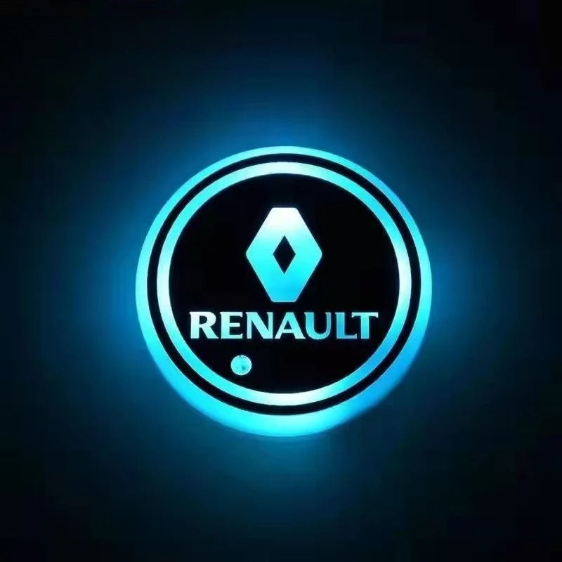 2 posavasos LED para coche-ES