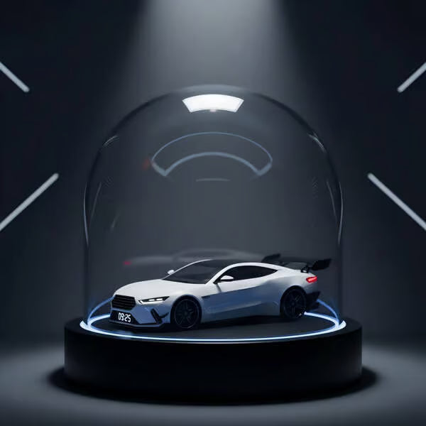 🎁 Despertador de hipercoche🏎️Motor realista y efectos de luz-ES
