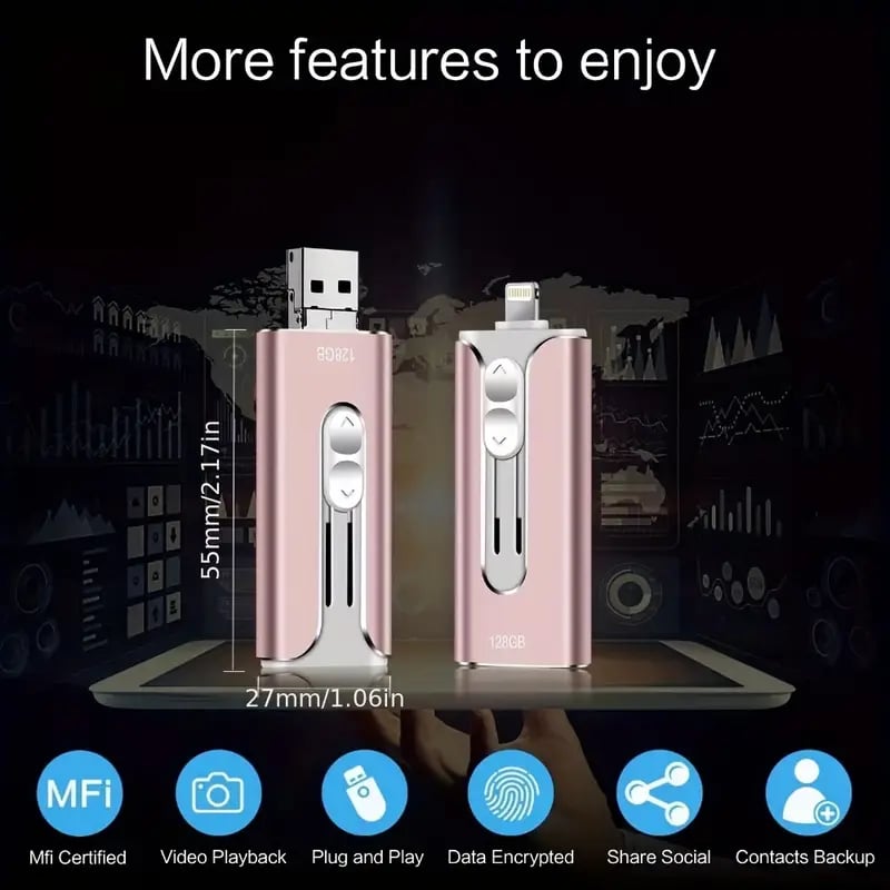 „FileNest“ 4 viename USB išorinė atminties saugykla-LT