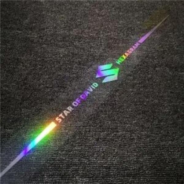 3D barvite lasersko odsevne avtomobilske nalepke 4 kosi-SI