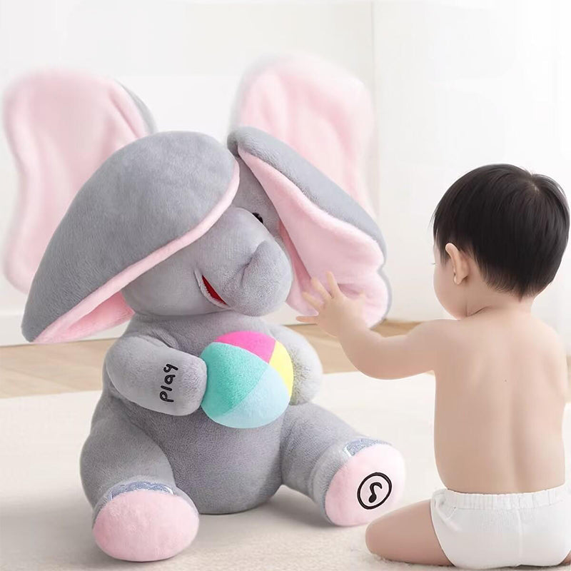 🎁🐘 Un lindo elefante de peluche para jugar a las escondidas.-ES