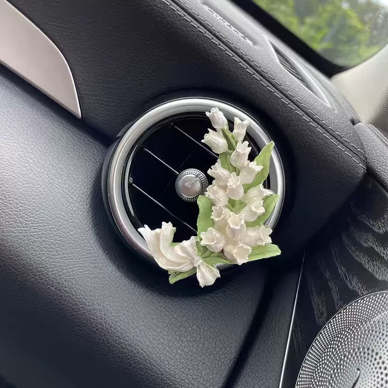 Difuzor za ventilacijski otvor automobila s cvjetnim grozdom, kamen-HR