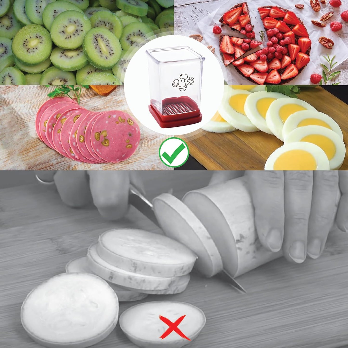 🍓 ✨Rezač u čaši - Brzi rezač za voće i povrće  -HR