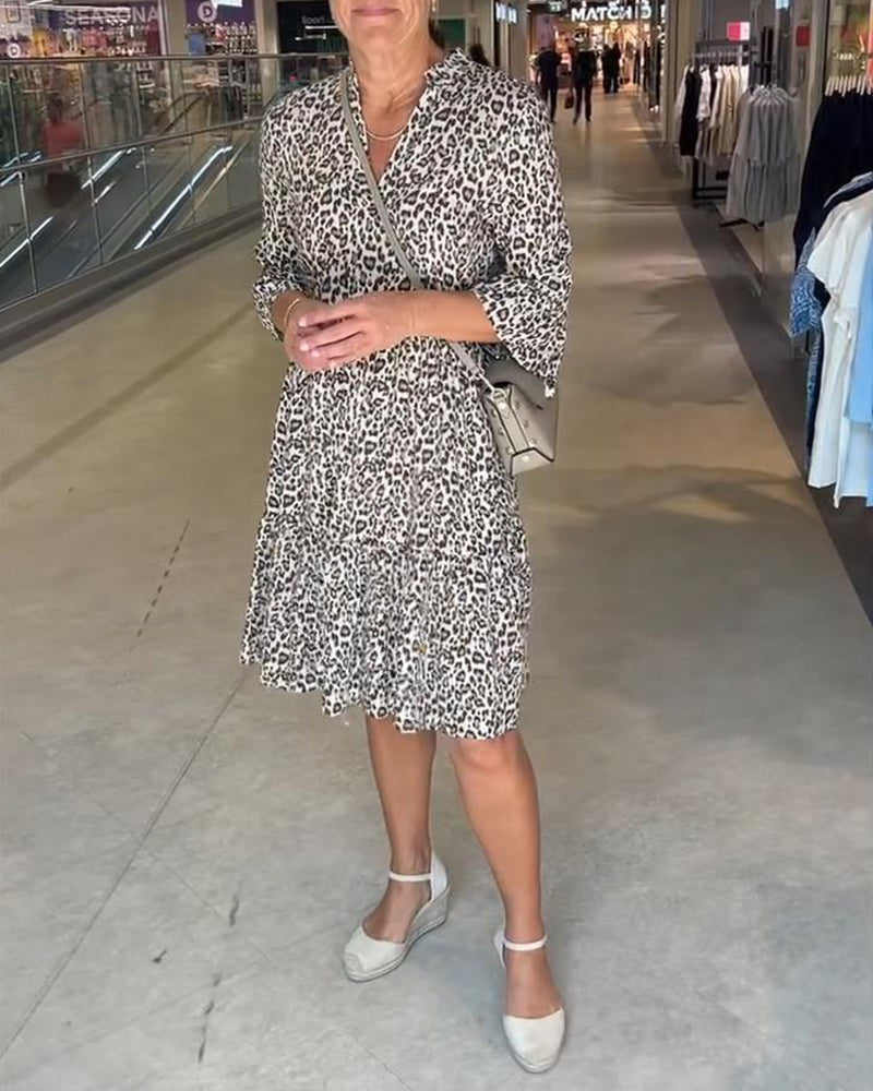 Haljina s leopard printom-HR