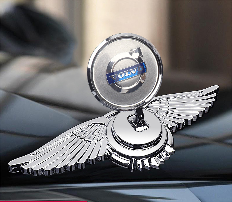 Decoración de modificación de coche con logotipo de capó-ES