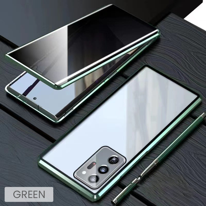 💥Dvipusis grūdinto stiklo magnetinis dėklas, skirtas „Samsung S23-S25“ serijos telefonams-LT