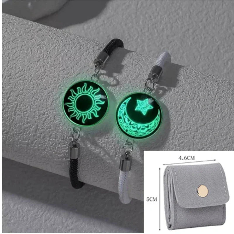 Sol y Luna – Una Sola Alma. 💞 Pulseras para Parejas que Conectan a Pesar de la Distancia.-ES