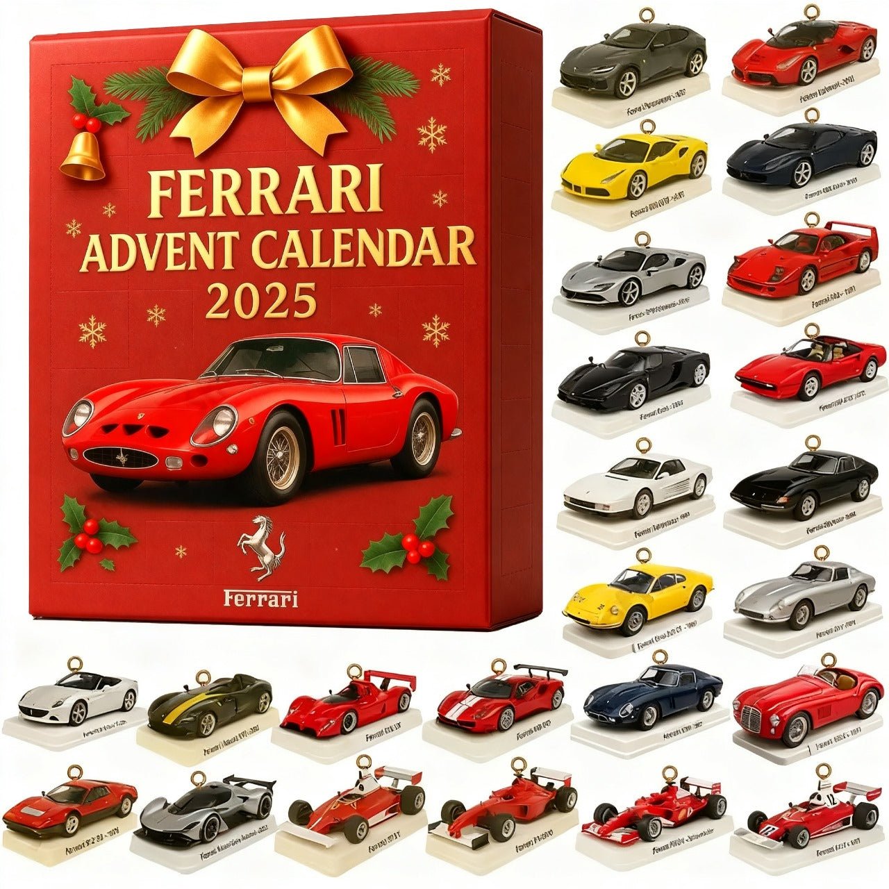 🎄 Calendario de Adviento Ferrari F1 Racing Legends 2025 – Edición Coleccionista 🏎️✨-ES