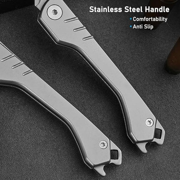 Navaja universal plegable con 10 hojas reemplazables-ES