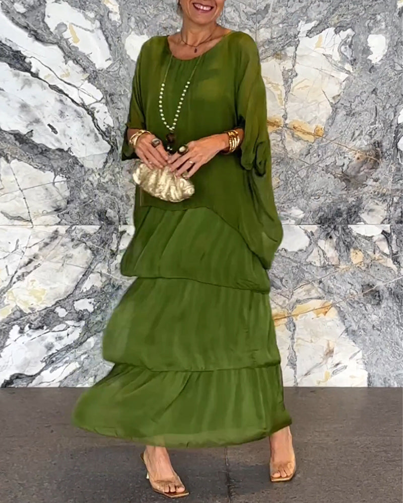 💕Venta caliente del día de la madre-Vestido flojo del estilo artístico💕-ES
