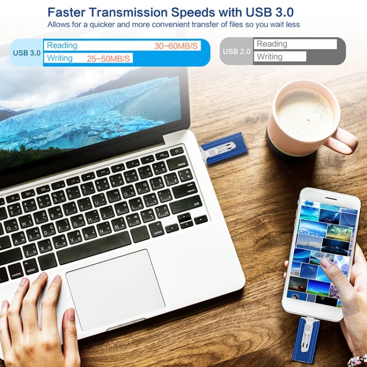 „FileNest“ 4 viename USB išorinė atminties saugykla-LT
