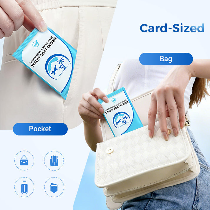 🛡️ ¡Por tu salud! 🌿 Protector de asiento de inodoro desechable y biodegradable de plástico 🥰-ES