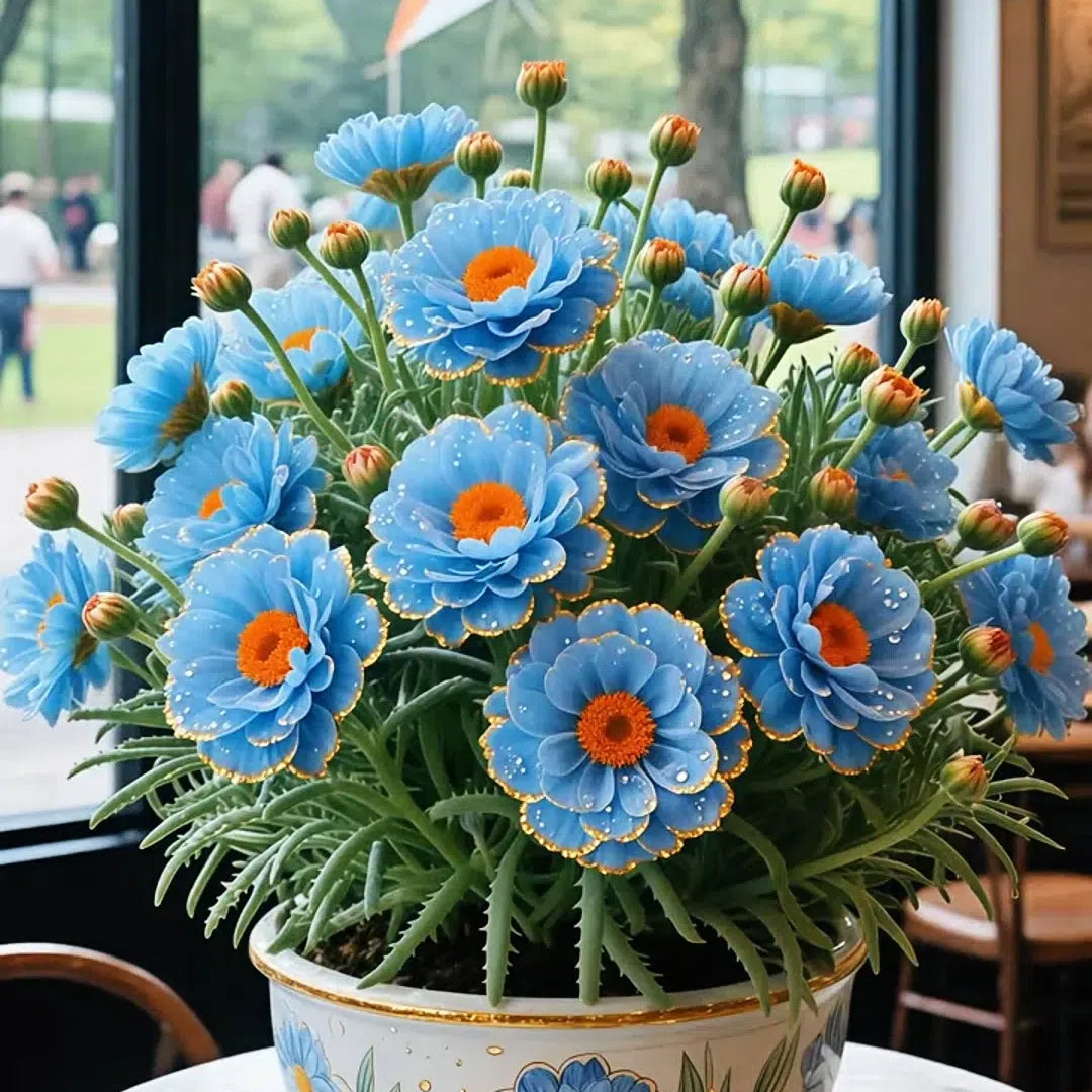 Χρυσή Δαντελένια Πορτουλάκα🌸✨ Υπέροχα διπλά άνθη για αβίαστα καλοκαιρινά χρώματα-GR