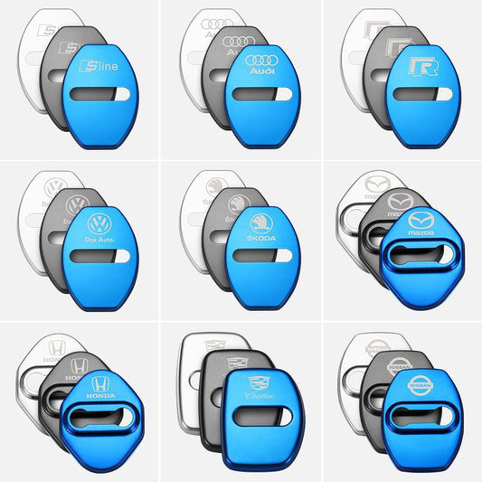 Funda protectora de silicona para pestillo de puerta de coche (4 uds.)-ES