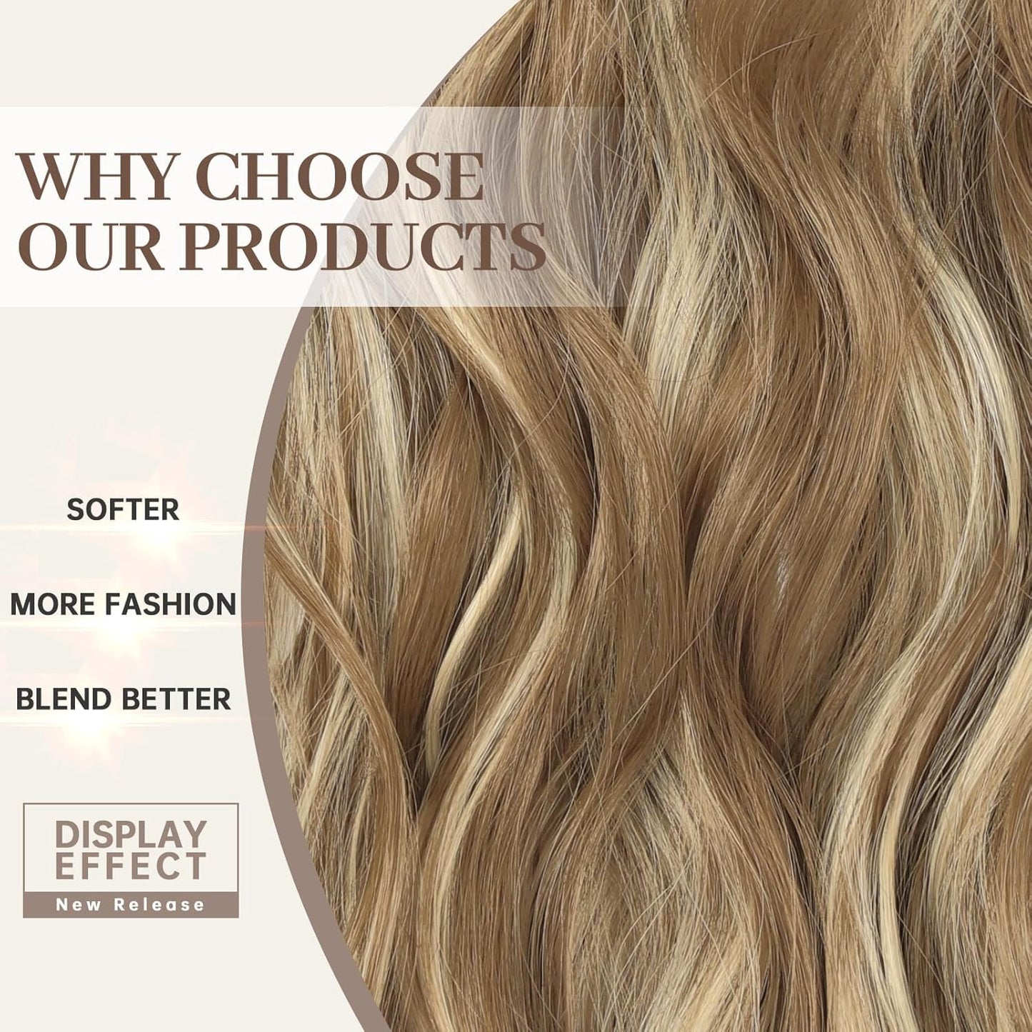 💖 50% ΕΚΠΤΩΣΗ ΤΩΡΑ! 💁 Γυναικεία Μακριά Κυματιστή Περούκα με Ντεγκραντέ - Φυσική Εμφάνιση, Ρυθμιζόμενο Σκούφο, Ανθεκτικές στη Θερμότητα Ίνες για Καθημερινό Στυλ 🌟📦-GR