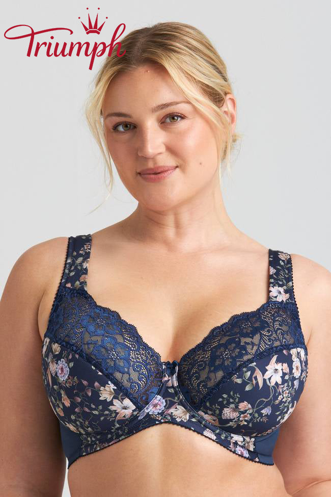 Sujetador Triumph® de 3 piezas💖 en encaje con bordado floral-ES