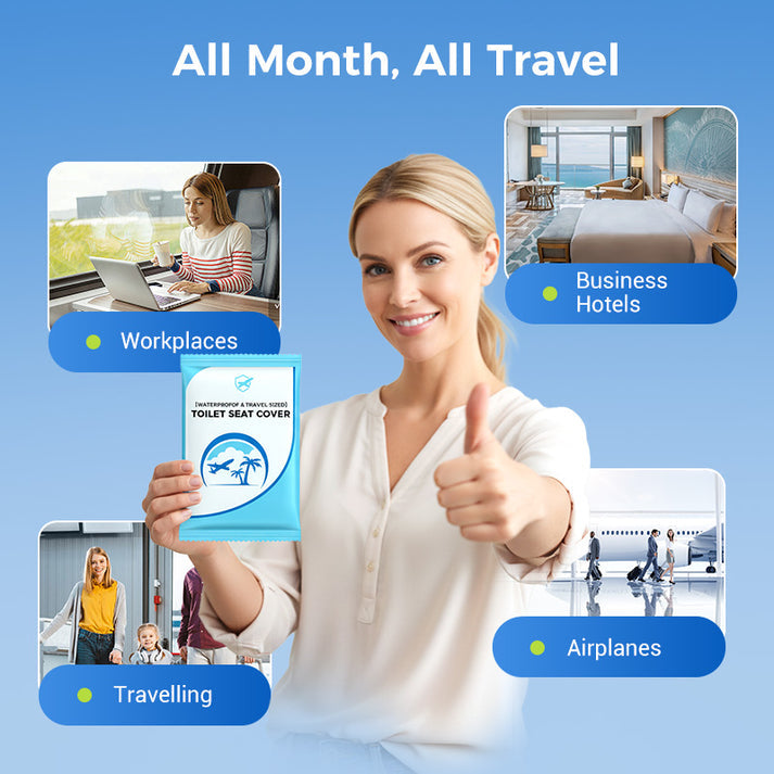 🛡️ ¡Por tu salud! 🌿 Protector de asiento de inodoro desechable y biodegradable de plástico 🥰-ES