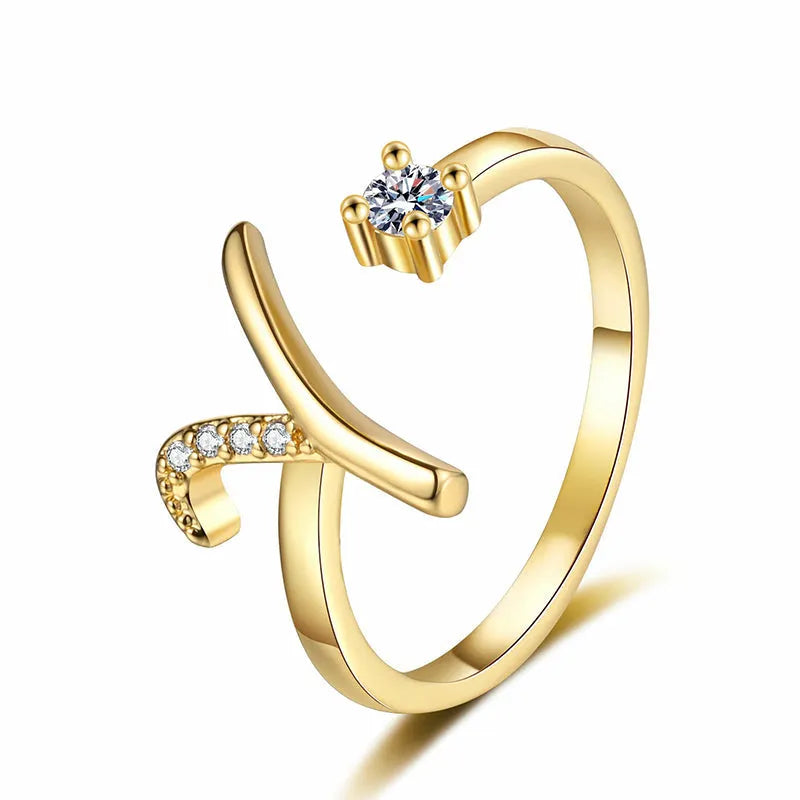 ⏳Vremenski ograničeni popust od 50%⏰Podesivi prsten s inicijalima za žene💍-HR