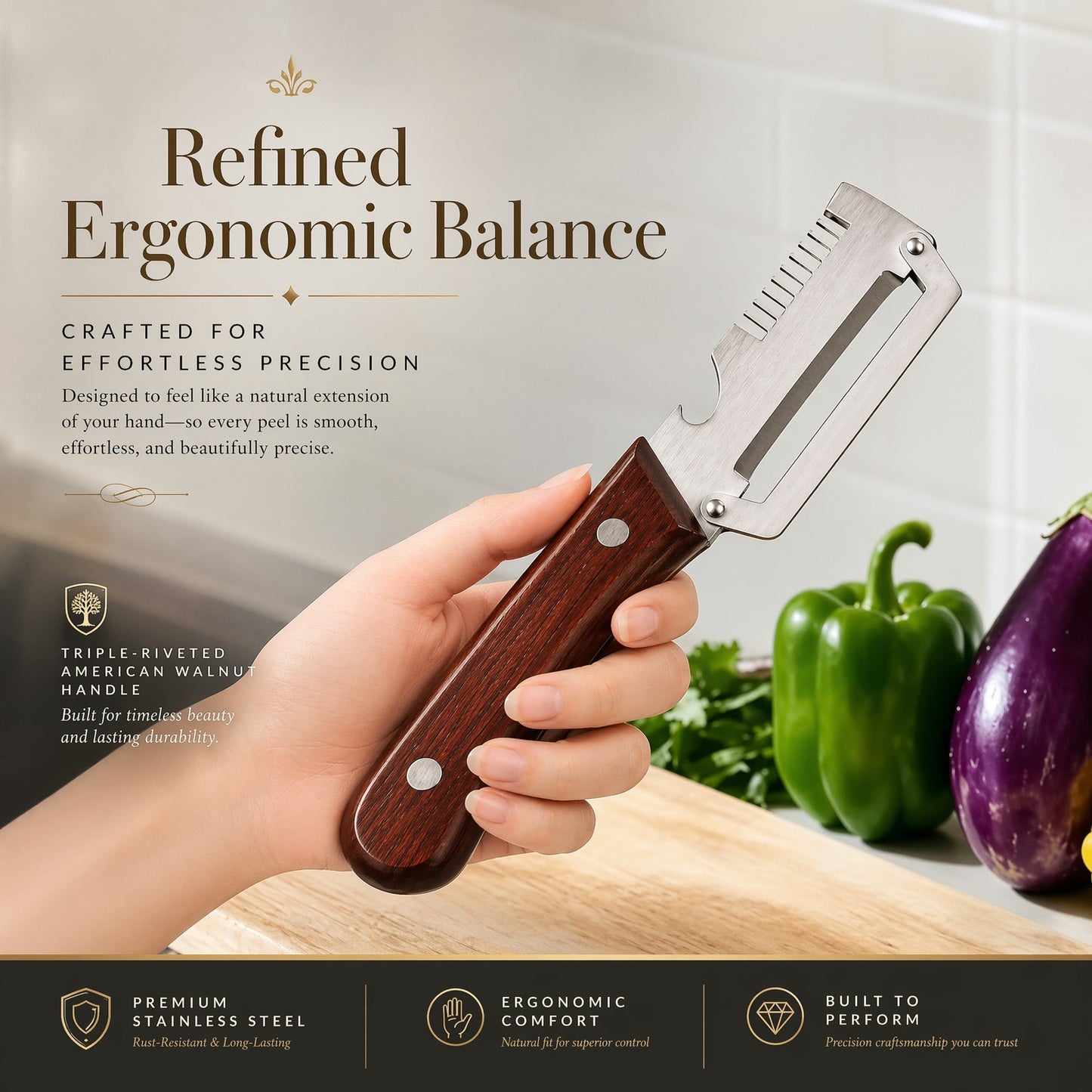 Heritage kolekcija: Artisan 3-in-1 daudzfunkcionāls kulinārijas komplekts-LV