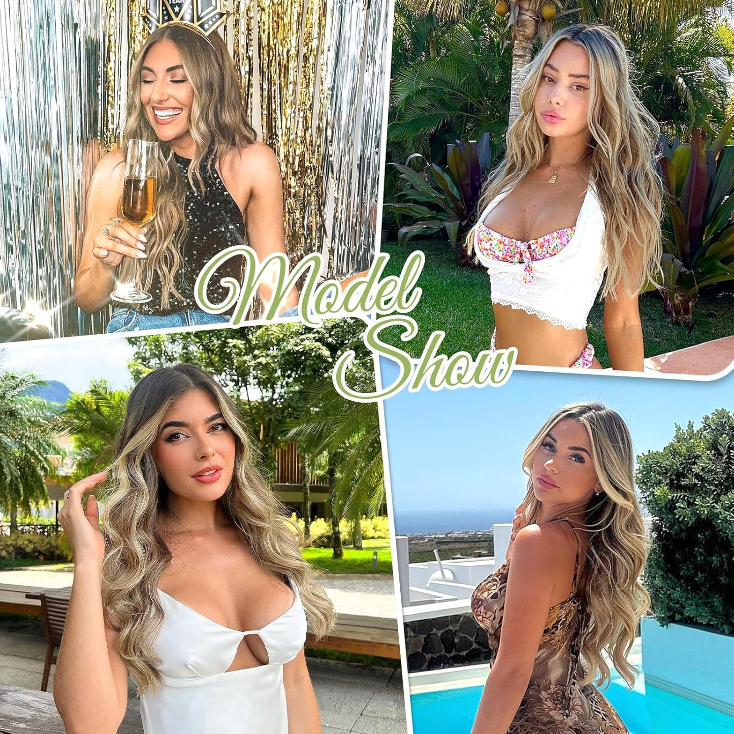 💖 50% ΕΚΠΤΩΣΗ ΤΩΡΑ! 💁 Γυναικεία Μακριά Κυματιστή Περούκα με Ντεγκραντέ - Φυσική Εμφάνιση, Ρυθμιζόμενο Σκούφο, Ανθεκτικές στη Θερμότητα Ίνες για Καθημερινό Στυλ 🌟📦-GR