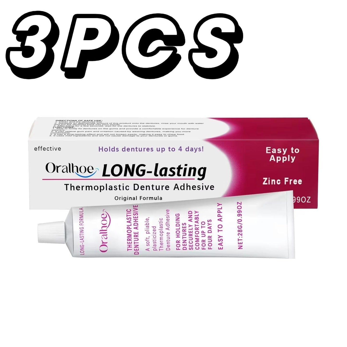 Τέλος στις χαλαρές οδοντοστοιχίες! Η πιο δημοφιλής στην Ευρώπη κόλλα για οδοντοστοιχίες μακράς διαρκείας.🔥-GR