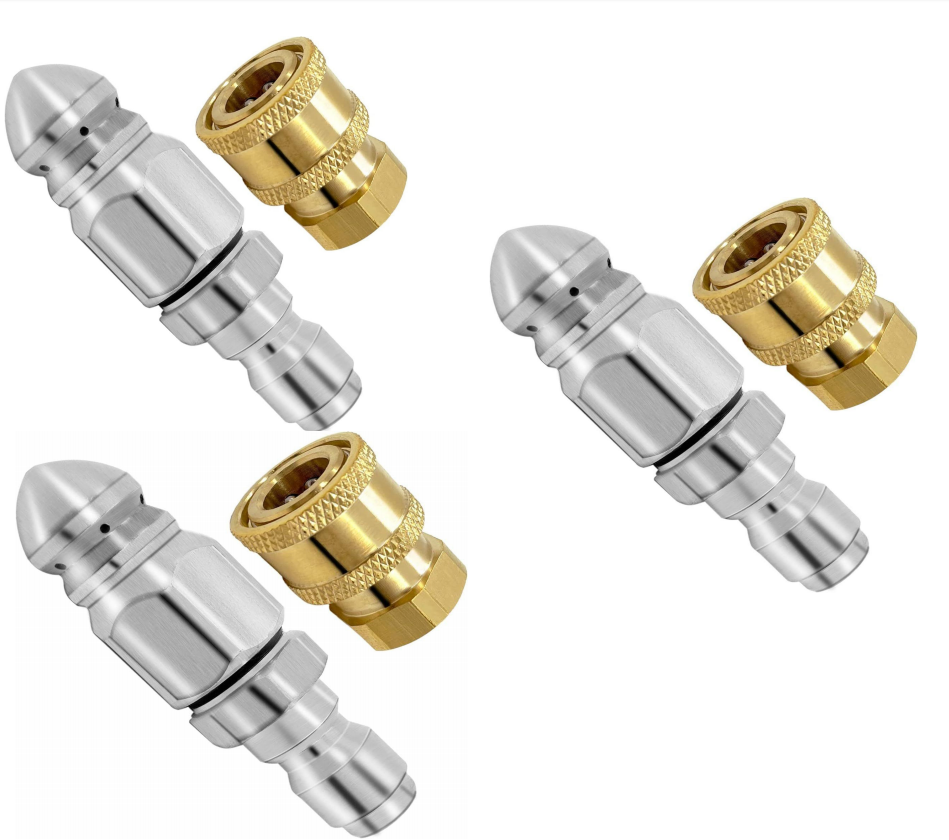 💝Ισχυρό ακροφύσιο για καθαρισμό και ξεβούλωμα σωλήνων💥-GR