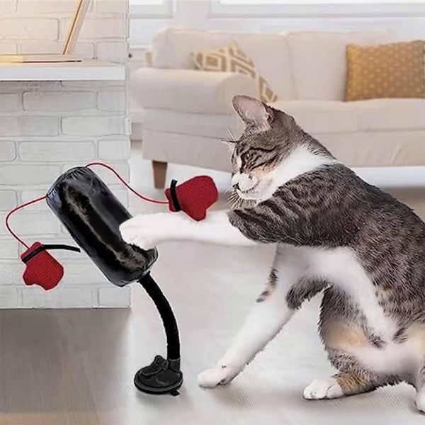Juguete interactivo para gatos con forma de tren - ES