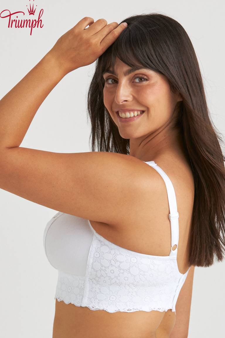 Triumph - Čipkast modrček brez žice (3 kosi)-SI