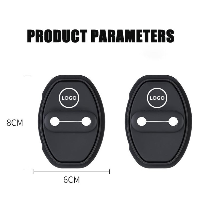 Funda protectora de silicona para pestillo de puerta de coche (4 uds.)-ES